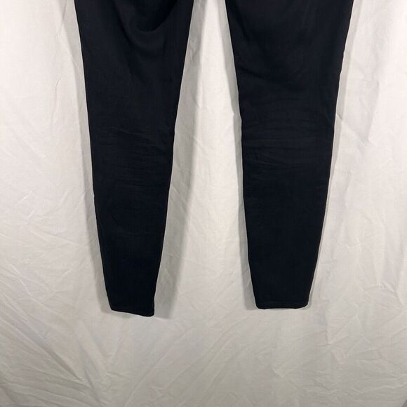 LOFT Pants Legging Women's 2 26 Black Cotton Blend Mid Rise Button Zip - Picture 8 of 10